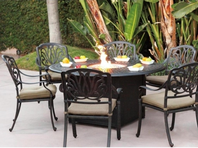 Picture of Patio 63 Patio Dining Table N 5yc1vzccg6 Edington Cast Top Edington Fire Pit