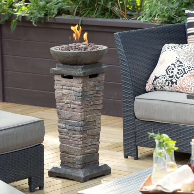 Picture of Red Ember Richland 48 In Round Propane Fire Pit Table With Propane Fire Pits For Sale