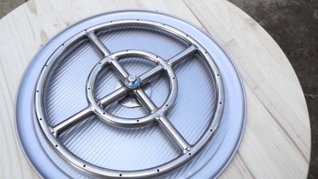 Remarkable Diy Make A Propane Fire Pit From A Flower Pot Youtube How To Make A Propane Fire Pit