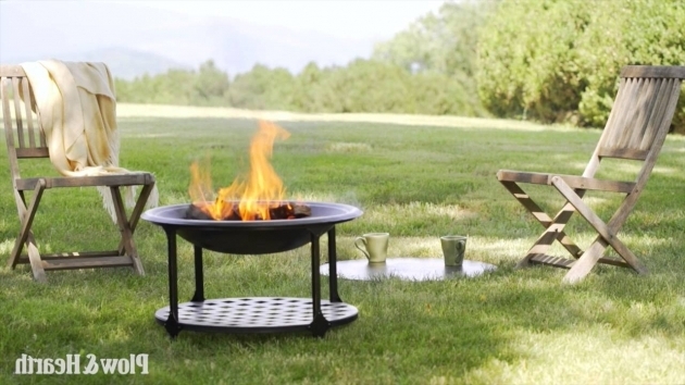 Remarkable Pine Cone Fire Pit With Tabletop Sku 66c46 Plow Hearth Youtube Plow And Hearth Fire Pit