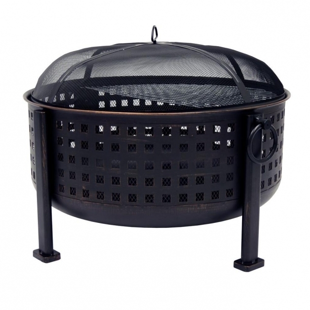 Stunning Hampton Bay Woodspire 30 In Square Slate Steel Fire Pit Ftb 51374 Hampton Bay Quadripod Fire Pit