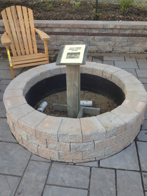 Wonderful Diy Stone Fire Pits Shine Your Light Lowes Fire Pit Stones