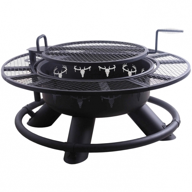 Alluring Big Horn King Ranch Firepit At Mills Fleet Farm Ranch Fire Pit With Grilling Grate