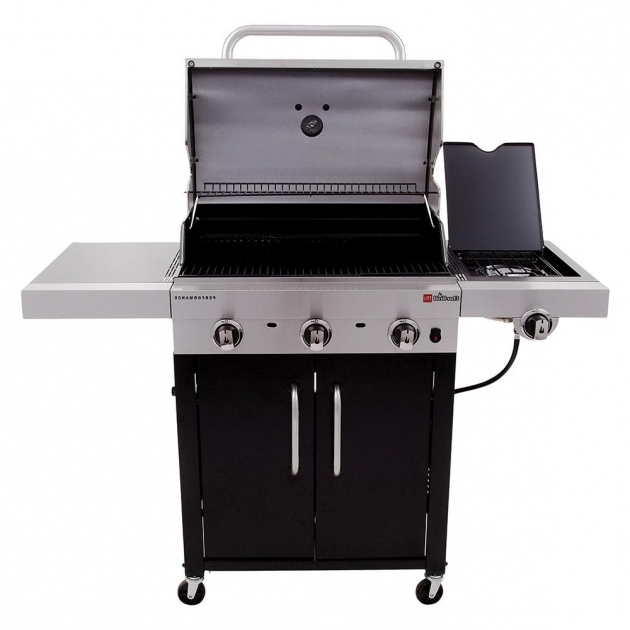 Alluring Char Broil Performance Tru Infrared 3 Burner Cabinet Gas Grill Charbroil Fire Pit