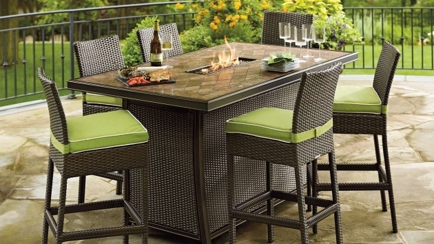 Awesome Bar Height Fire Pit Table Set Bar Height Fire Pit Table Set