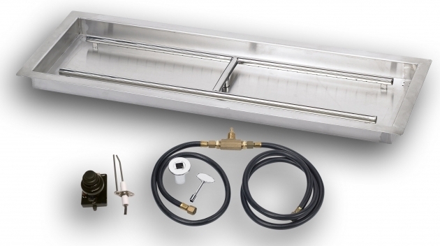 Awesome Rectangular Drop In Fire Pit Pan Spark Ignition Kits Fire And Hearth Gas Fire Pit Parts