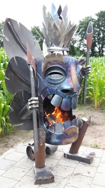 Delightful Tiki God Kustom Fire Pits Tiki Firepit