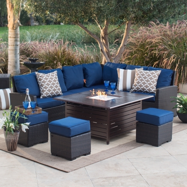 Fascinating Belham Living Meridian All Weather Wicker Fire Pit Conversation Patio Conversation Sets With Fire Pit