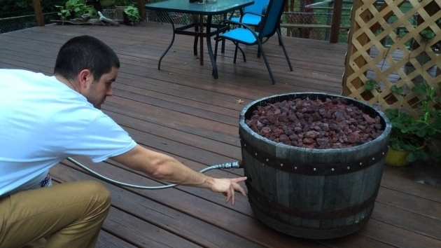 Gorgeous Diy Gas Fire Pit Youtube Diy Gas Fire Pit Table