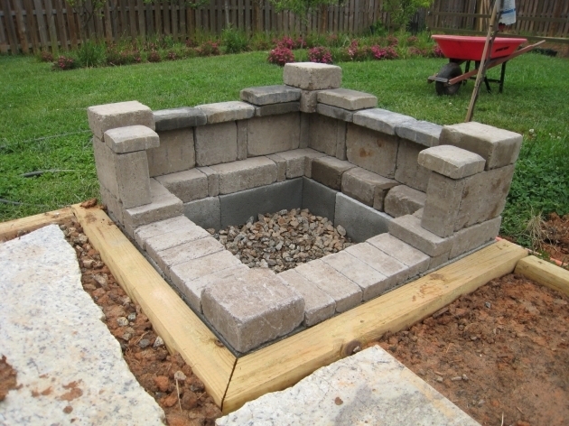 Gorgeous Home Design How To Build A Cinder Block Fire Pit Craftsman Hall Cinder Block Fire Pit Plans