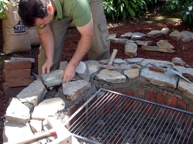 Gorgeous How To Build A Fire Pit And Grill How Tos Diy Fire Pit Grille