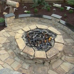 Fire Pit With Stones