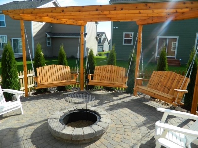 Image of Porch Swings Fire Pit Circle Porch Swings Patio Swings Fire Pit Swing Set