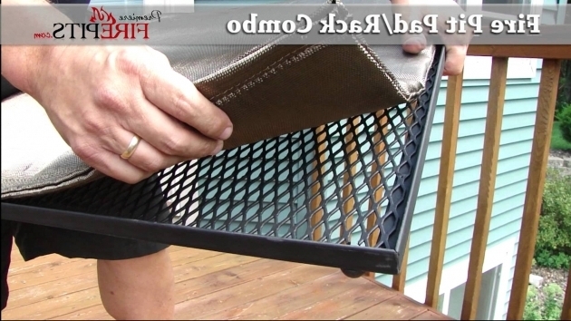 Marvelous Deckprotect Fire Pit Padrack Combo Youtube Deck Protect Fire Pit Pad