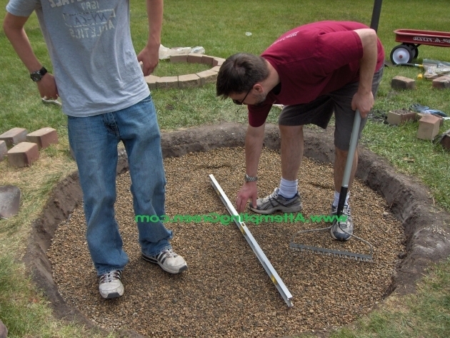 Picture of How To Build A Simple Backyard Fire Pit Pea Gravel For Fire Pit