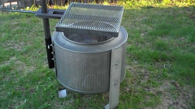 Picture of Washer Drum Fire Pit Higleymetals Youtube Washer Tub Fire Pit