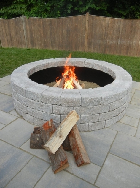 Stunning Half Off Outdoor Fire Pit Kit At Unilock Unilock Groupon Stone Fire Pits For Sale