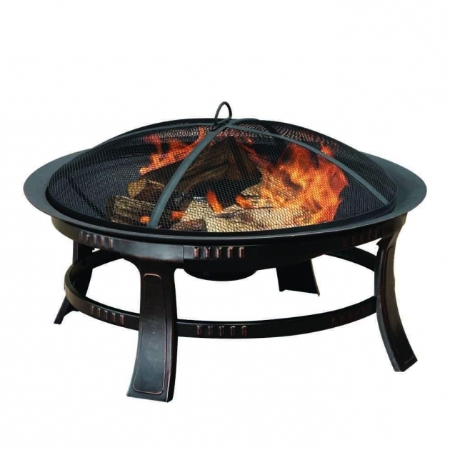 Stunning Pleasant Hearth Brant 30 In Fire Pit Ofw106r The Home Depot Portable Fire Pits At Home Depot