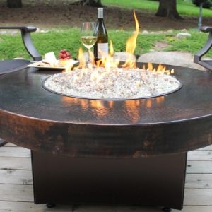 Gas Fire Pit With Glass Rocks