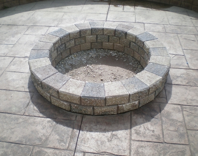 Stunning Unilock Firepit Buds Concrete Inc Unilock Fire Pit
