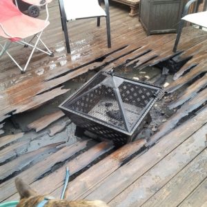 Fire Pit For Wood Deck