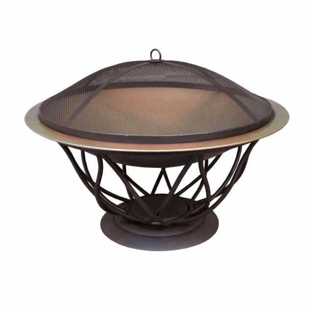 Stylish Hampton Bay Maison 30 In Copper Finish Bowl Fire Pit 25945 The Fire Pit
