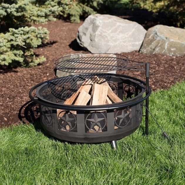 Wonderful 48 Inch Fire Pit Cooking Grate Image 1 Landmann 40inch Round Ranch Fire Pit With Grilling Grate Srfp96