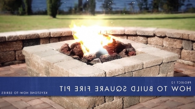 Wonderful Khts Project 12 How To Build A Square Fire Pit Youtube How To Build A Square Fire Pit