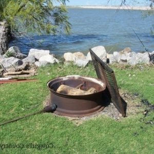 Tractor Rim Fire Pit