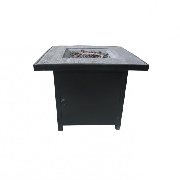 Best Crawford Burke Arenal 299 In Square Steel Gas Outdoor Fire Pit Fire Pit Table Home Depot