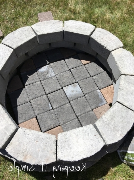 Best Keeping It Simple How To Build A Diy Fire Pit For Only 60 Building A Fire Pit With Pavers
