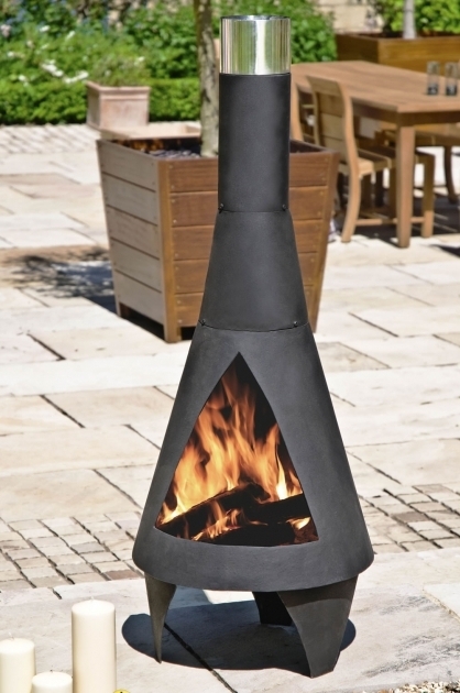 Delightful Exterior Design Clay And Cast Iron Chiminea For Traditional Clay Chiminea Fire Pit