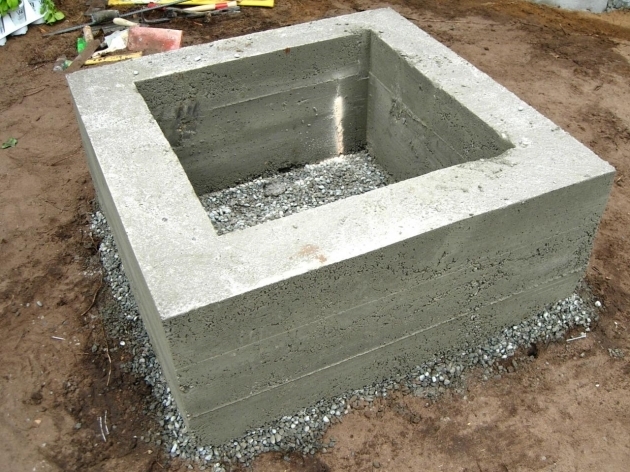 Delightful How To Make A Concrete Fire Feature How Tos Diy Diy Square Fire Pit