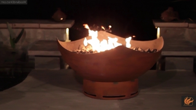 Fantastic Manta Ray Gas Outdoor Fire Pit Youtube Woodland Direct Fire Pit