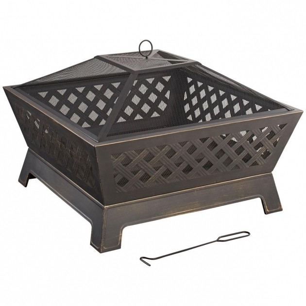 Fantastic Screen Included Fire Pits Outdoor Heating The Home Depot Fire Pit Screens Home Depot