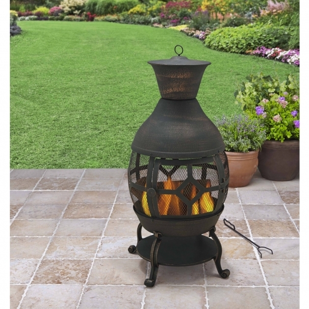 Fascinating Better Homes And Gardens Cast Iron Chiminea Antique Bronze Clay Chiminea Fire Pit