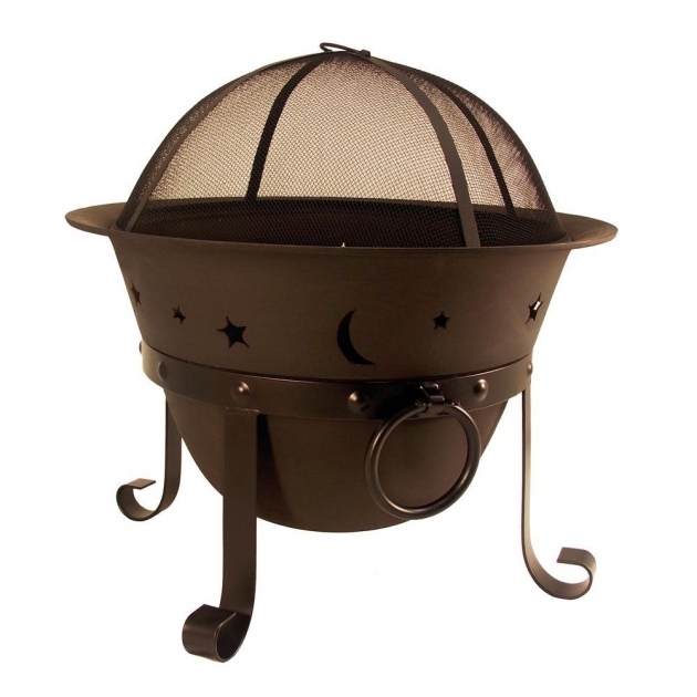 Fascinating Hampton Bay Celestial Cauldron Fire Pit Ad364 The Home Depot Fire Pit Screens Home Depot