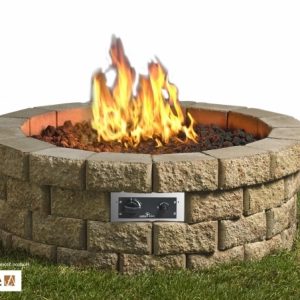 Hudson Stone Fire Pit Kit