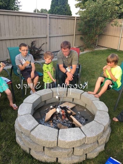 Fascinating Keeping It Simple How To Build A Diy Fire Pit For Only 60 Building An Outdoor Fire Pit