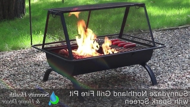 Fascinating Sunnydaze Northland Grill Fire Pit Nb Nw201 Youtube Bighorn Fire Pit Grill