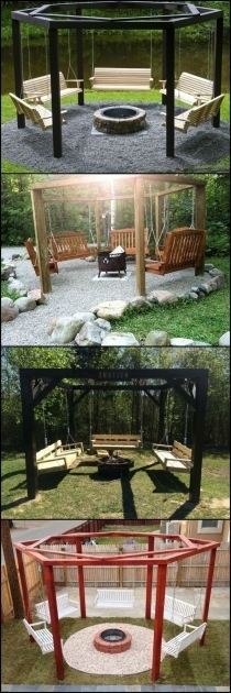 Incredible Best 25 Fire Pit Swings Ideas On Pinterest Diy Backyard Fire Pit With Swings