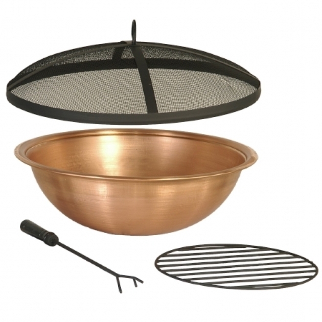 Incredible Hanamint Copper Fire Pit Bowl And Accessories Patiosusa Copper Fire Pit Insert