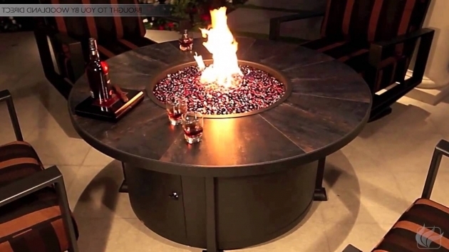 Incredible Vulsini Round Fire Pit Table Youtube Woodland Direct Fire Pit