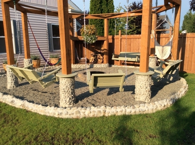 Inspiring Porch Swings Fire Pit Circle Porch Swings Patio Swings Fire Pit With Swings