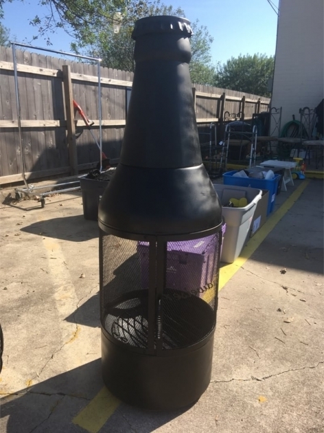 Marvelous Gas Chiminea Peeinn Budweiser Fire Pit