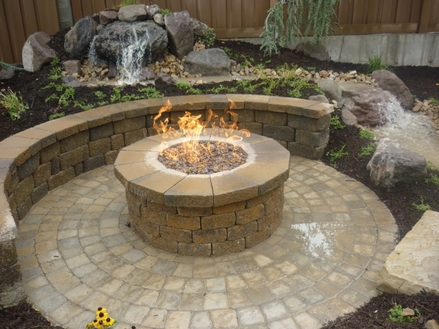 Marvelous Simple Backyard Paver Fire Pit The Latest Home Decor Ideas Pavers For Fire Pit