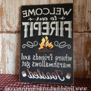 Fire Pit Signs