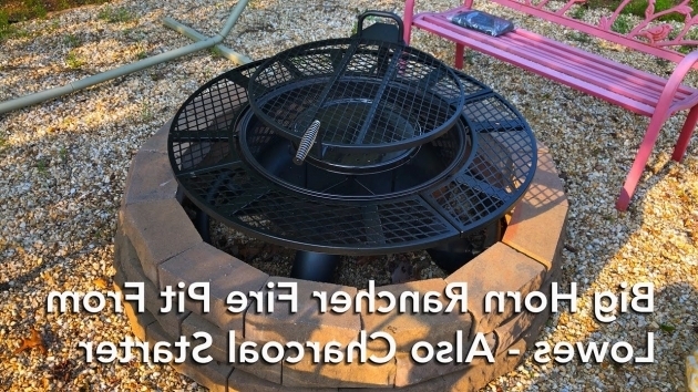 Outstanding Big Horn Rancher Fire Pit From Lowes Also Charcoal Starter Ranch Fire Pit