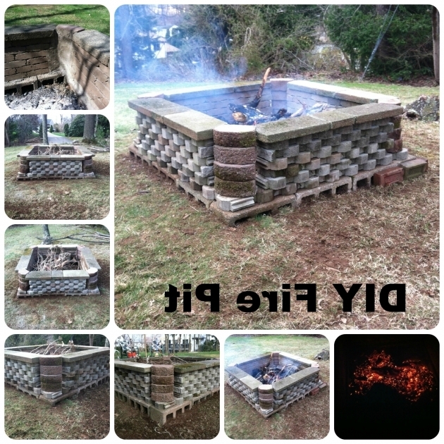 Outstanding Cinder Block Fire Pit Adhesive Design And Ideas Cinder Block Fire Pit Explode