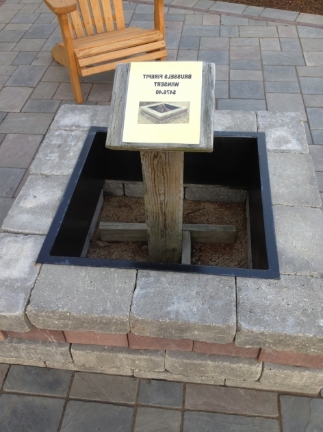 Outstanding Diy Stone Fire Pits Shine Your Light Square Fire Pit Insert